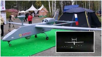 VIDEO: Dronă rusească Forpost de 7,5 milioane de dolari, distrusă de un UAV ucrainean care costă mii de dolari