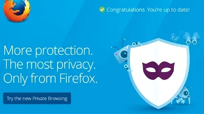 Mozilla declară Firefox 42, web browser-ul cu cel mai eficient mod de navigare anonim