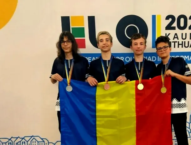România, primul loc cu patru medalii câștigate la Olimpiada Europeană de Informatică pentru Juniori 2026