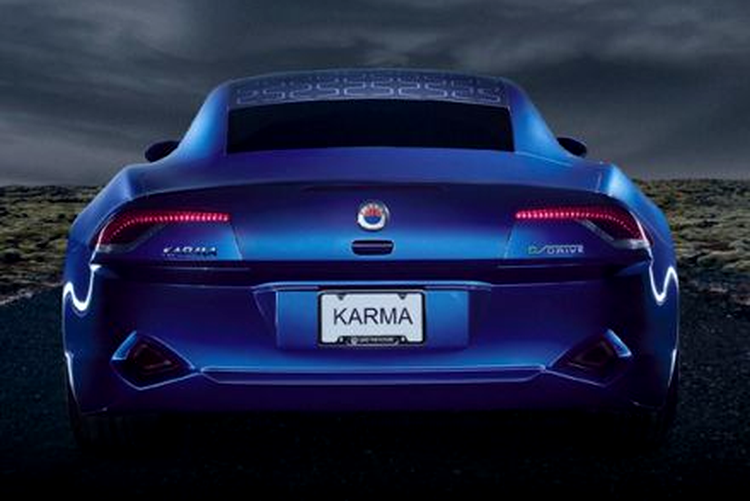 Fisker Karma – vedere din spate