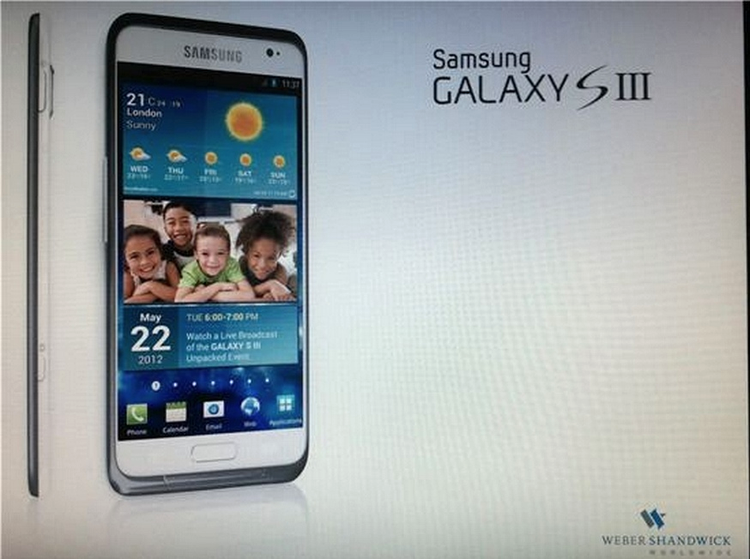 Samsung Galaxy S III are ecran Super AMOLED Plus