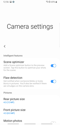 Samsung One UI screenshots