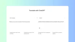 OpenAI a lansat traducătorul ChatGPT, poziționat ca un concurent direct al Google Translate