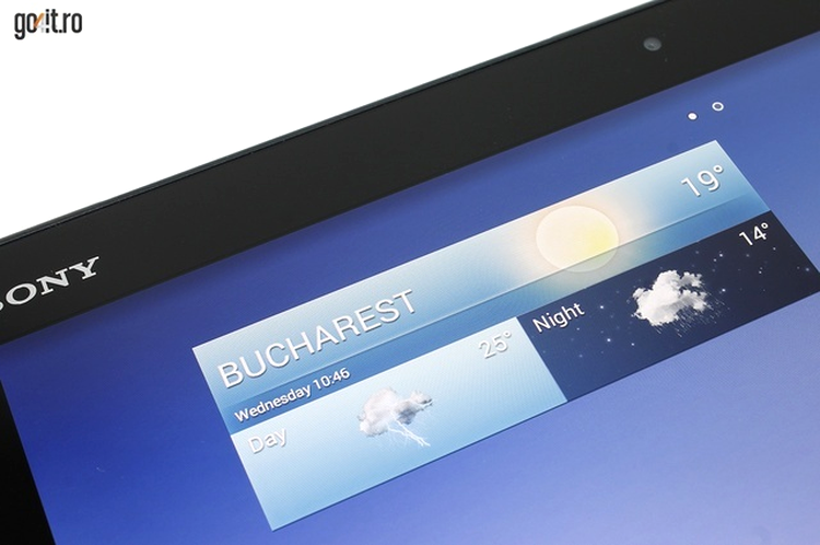 Sony Xperia Tablet Z2: un ecran IPS bun, dar cu o rezoluţie rămasă oarecum în urmă