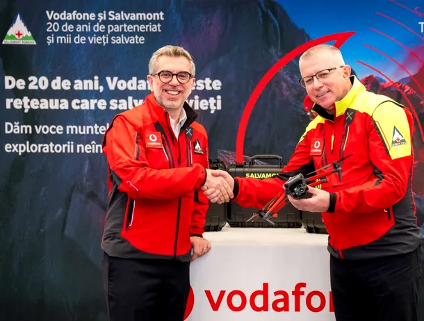 Vodafone și Fundația Vodafone donează echipamente în valoare de 150.000 EUR către Salvamont România (P)