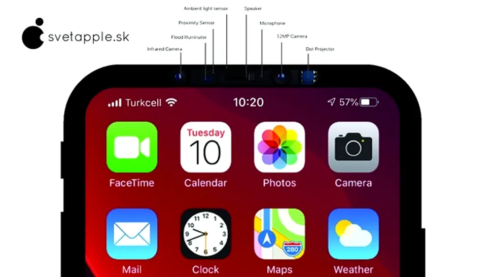 Un iPhone 12 fără decupaj în ecran a fost depistat în fişierele iOS 14. Cum va arăta următorul telefon Apple