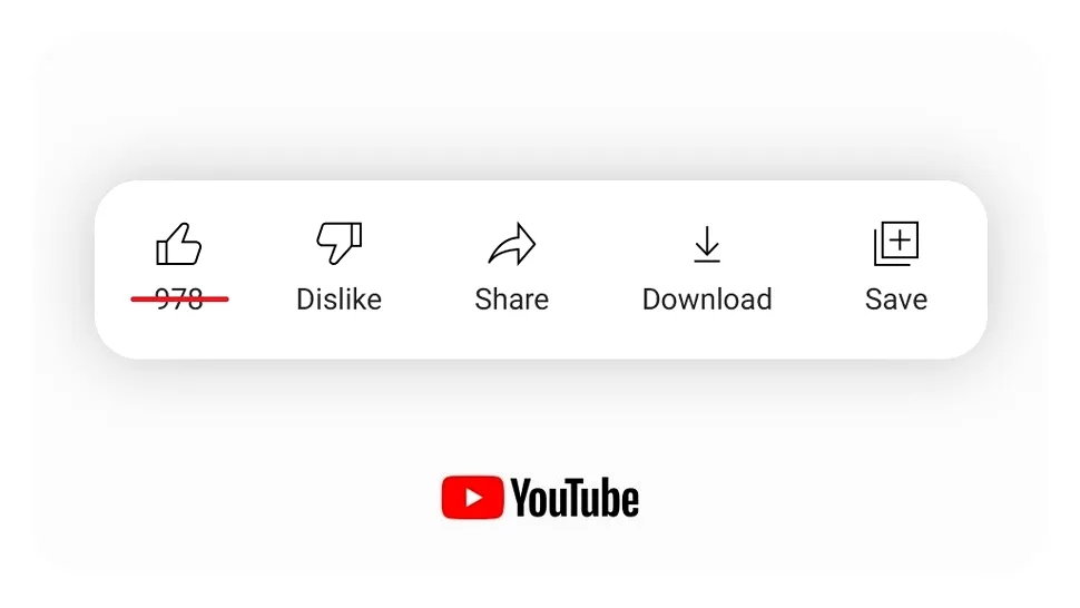 YouTube ascunde acum și numărul de like-uri de sub clipurile video