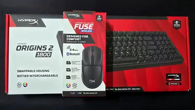 Review Origins 2 1800 și Pulsefire Fuse Wireless: tastatură și mouse de gaming de la HyperX