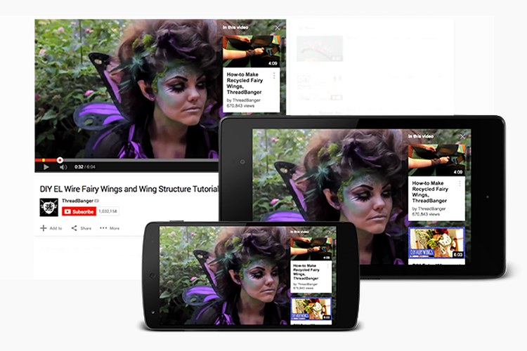 YouTube înlocuieşte adnotările inserate în filmuleţele redate pe mobil cu cartonaşe interactive