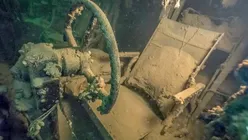 Scăderea dramatică a apelor dintr-un lac face accesibil pentru scafandri amatori un obiect scufundat în 1948: un bombardier B-29 Superfortress