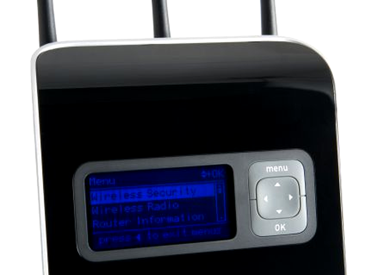 Belkin N1 Vision – meniul intern