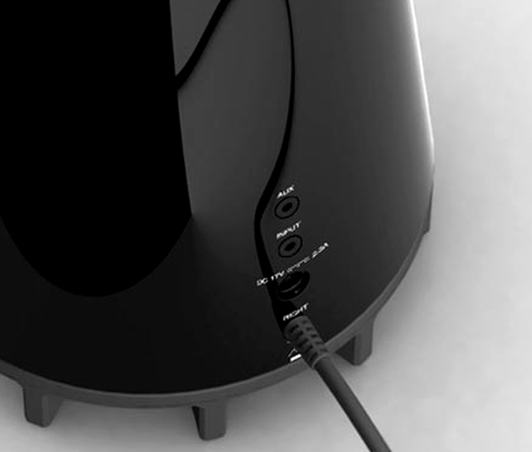 Altec Lansing FX3022 - conectorii de pe boxa dreapta