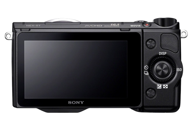 Sony NEX-5T - ecranul tactil, rabatabil