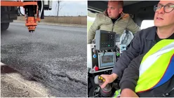 VIDEO | Tehnologie nouă în Buzău: Gropile din drumuri, reparate din joystick