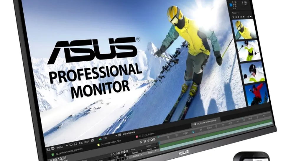 ASUS lansează un nou monitor de 32”4K UHD, pentru editare foto video
