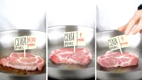 Câte minute trebuie lăsată ceafa de porc în tigaie, de fapt. Greșeala pe care mulți români o fac
