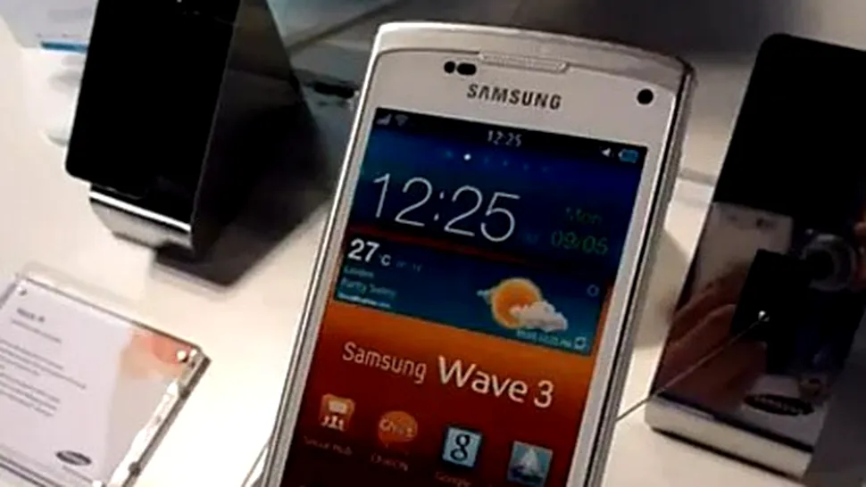 Samsung Wave 3: smartphone-ul BaDa OS de top, acum şi pe alb