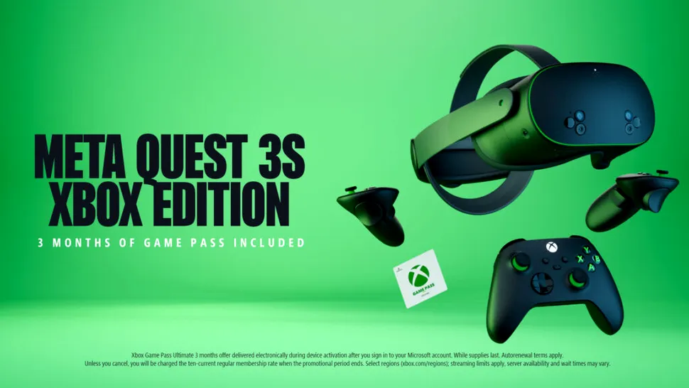 Meta Quest 3S Xbox Edition, lansată în ediție limitată