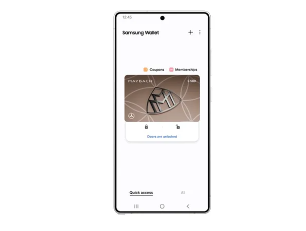 Samsung Wallet va fi compatibil cu cheile digitale Mercedes-Benz