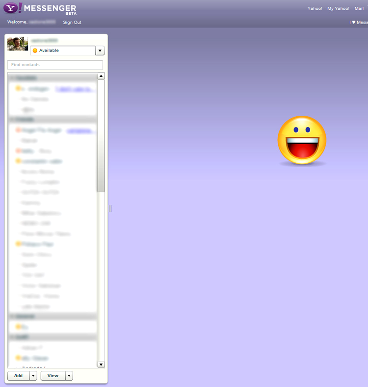 Yahoo! Web Messenger