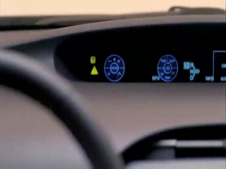 Toyota Prius 2010 - detaliu din bord