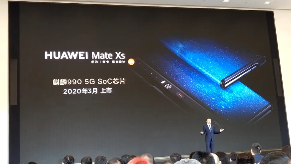 Huawei Mate X va fi urmat de revizia Mate Xs, în luna martie 2020
