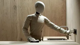 VIDEO | Păcăleală în robotică: Robotul umanoid care spăla perfect vasele era, de fapt, un om deghizat