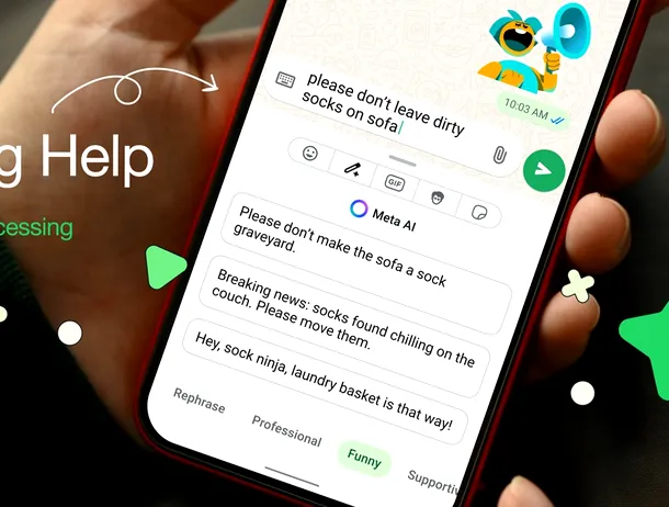 Writing Help, funcția WhatsApp care te ajută la mesaje. Cum face asta?