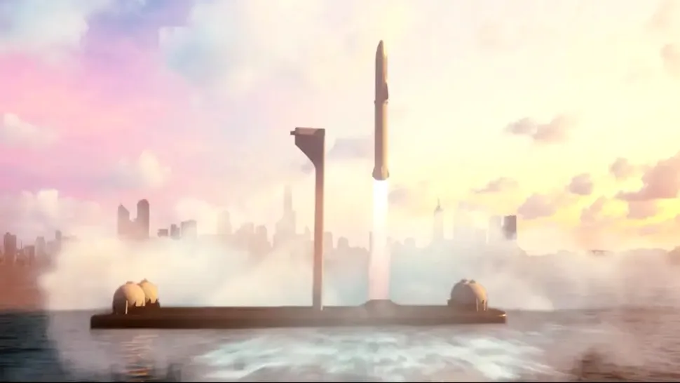 SpaceX va lansa rachete de pe apă. Acestea vor fi folosite pentru călătorii către Marte