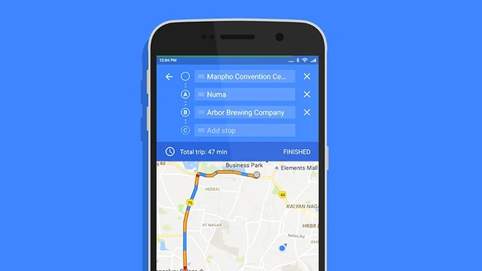 Google Maps adaugă pe Android navigaţia către destinaţii multiple