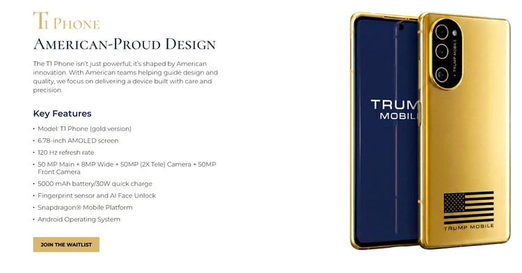 Trump Mobile T1 