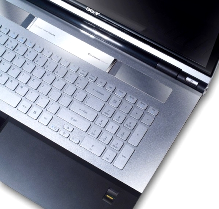 Acer Aspire Ethos 8943G - tastatura superbă