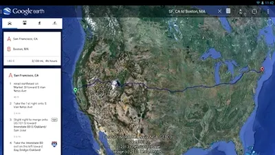 Google Earth pentru Android, actualizat cu Street View şi o interfaţă mai bună