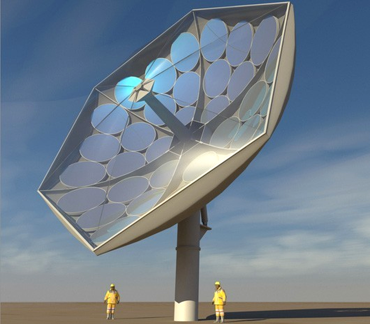 IBM prezintă antena parabolică solară, care produce electricitate şi apă caldă