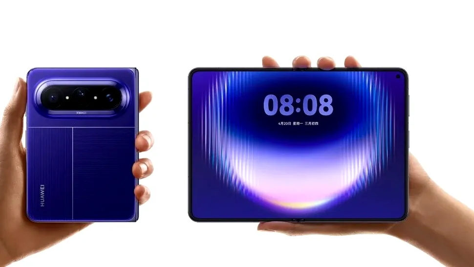 Pura X Max: cel mai mare pliabil Huawei mizează pe un nou format și o balama reproiectată - VIDEO