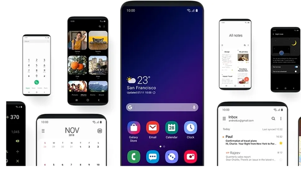 Samsung a lansat update-ul la Android 9.0 Pie pentru Galaxy S9