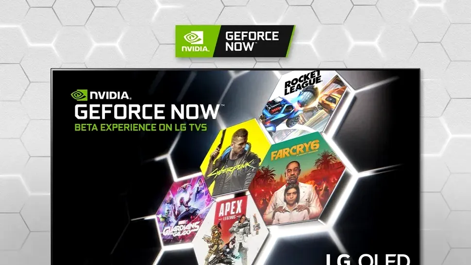 GeForce Now, serviciul de streaming de jocuri, disponibil acum pe televizoarele LG