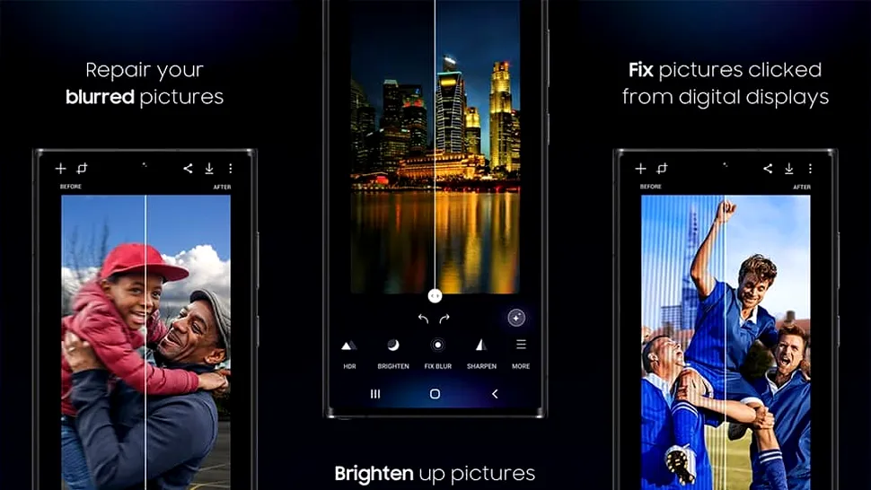 Samsung a lansat Galaxy Enhance-X, o aplicație care promite să îmbunătățească aspectul pozelor mai puțin reușite