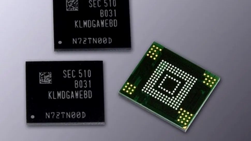 Samsung oferă memorii de mare capacitate pentru telefoanele mid-range: eMMC 5.0, TLC şi 128 GB