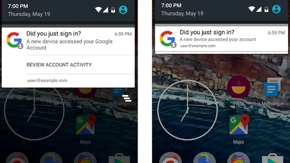 Google va anunţa utilizatorii, prin notificări native, atunci când contul lor este accesat de pe un nou dispozitiv
