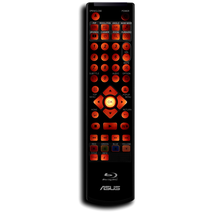 Asus O!Play BDS-700 – telecomanda iluminată