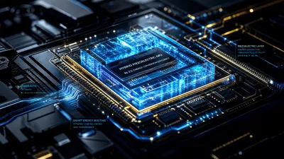 Cercetătorii au dezvoltat un cip hibrid piezoelectric cu o eficiență de conversie a energiei de 96,2% pentru GPU