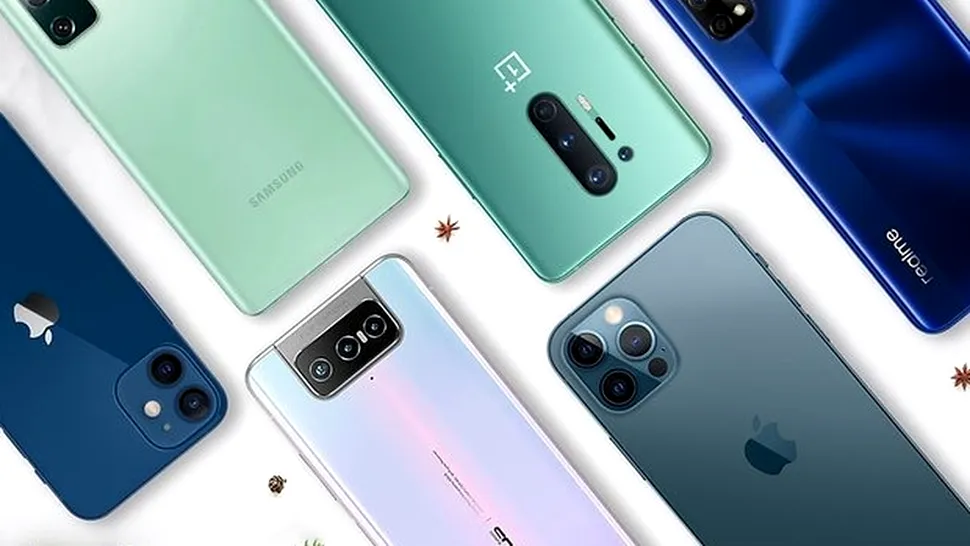TOP 5 producători de telefoane în T2 2021: Apple cade pe locul 4, sub Xiaomi și Oppo
