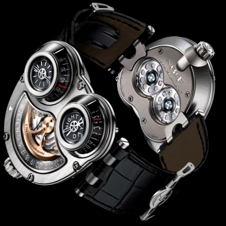 MB&F HM3 Sidewinder - aur alb de 18 carate