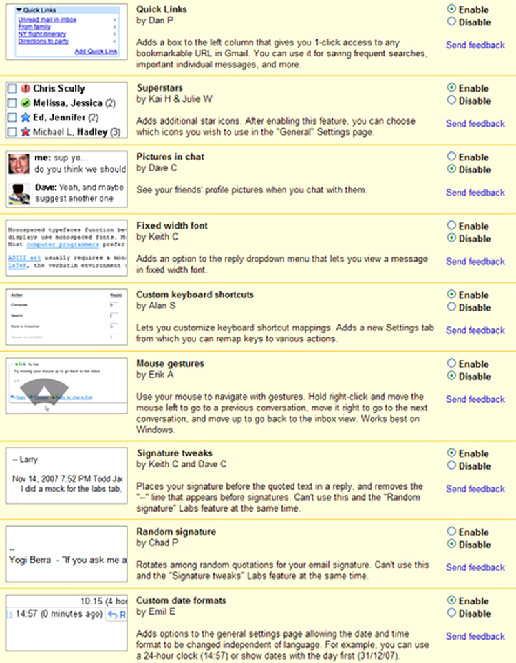 Gmail Labs