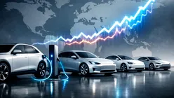 Piața mașinilor electrice crește în 2025: China domină, iar competiția se intensifică