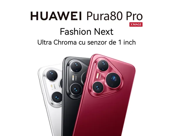 Seria HUAWEI Pura 80, lansată în România. Cât costă noile flagship-uri
