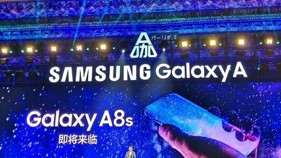 Samsung pregăteşte Galaxy A8s, primul telefon cu cameră sub display