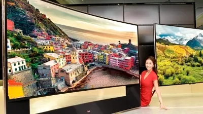 LG prezintă 12 televizoare Ultra HD, printre care şi modele cu ecran OLED curbat