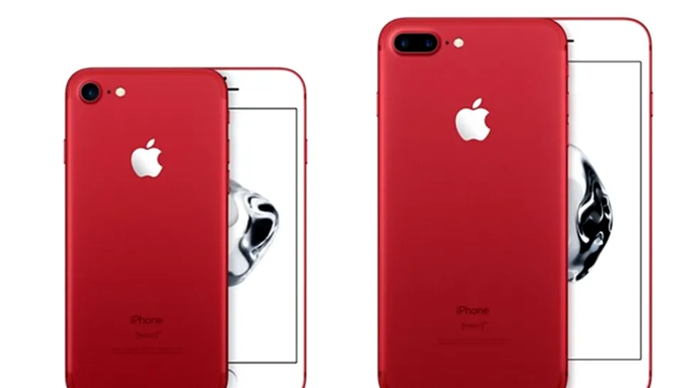 iPhone 7 se livrează acum şi în culoarea roşie